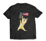 2022 Cat American Flag Funny Cat Pet New Years T-shirt