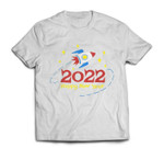 Cute Plane Fly To Happy New Year 2022 T-shirt