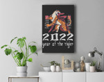 Funny Happy Chinese New Year 2022 Year Of The Tiger 2022 Premium Wall Art Canvas Decor
