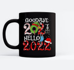 Happy New Year 2022 New Years Eve Goodbye 2021 Family Mugs