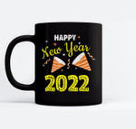 Happy New Year 2022 New Years Eve Party Pajama NYE Mugs