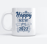 Happy New Year 2022 Vintage New Years Eve Party Supplies Mugs