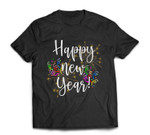 Happy New Year Day Eve Party Fireworks Confetti Costume fun T-shirt
