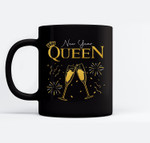 Queen Of The New Year, New Years Eve Pajama Family Mugs