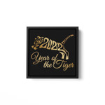 Zodiac Chinese Tiger  New Year 2022 Year of the Tiger Square Framed Wall Art