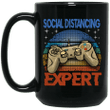Social Distancing Expert Gaming Video Gamer Boys Men Gifts Mug