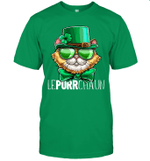 Lepurrchaun St Patrick's Day Cat Leprechaun Shamrock Shirt