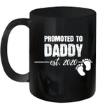 Promoted To Daddy 2020 Soon To Be Dad Husband Gift Baby Mug