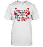 Daddy's Girl I Used To Be His Angel Now He's Mine Shirt