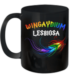 Lgbt Pride 2020 Funny Lesbian Love Wingaydium Lesbiosa Gift Mug
