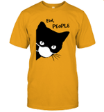 Black Cat Ew People 2020 Quarantined Funny Shirt(VANG)