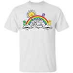 Bear Rainbow I Hate People Shirts Funny Sun T-Shirt