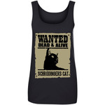 Wanted Dead And Alive Schrodinger’s Cat Shirt Funny Cat Lover T-Shirt