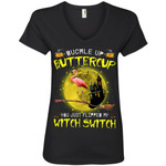 Flamingos Buckle up Buttercup you just flipped my Witch Switch shirt