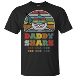 Daddy Shark Doo Doo Doo Vintage Retro Shirt