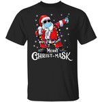Merry Christmas 2020 Santa Dabbing Funny Christmas Lights Shirt