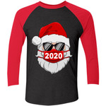 Santa With Face Christmas 2020 Family Pajamas Xmas Funny Shirt