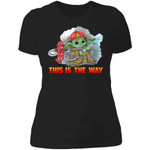 Baby Yoda Fireman This Is The Way T-shirt