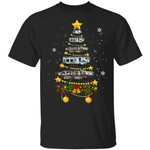 Camping Car Christmas Tree T-shirt