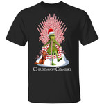 Grinch Is Coming Candy Cane Throne Funny Christmas Parody