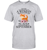 Never Underestimate An Old Woman Who Loves Cats And Was Born In December Shirt