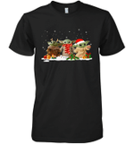 Three Santa Baby Yoda Christmas Shirt