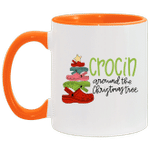 Crocin Around The Christmas Tree Mug Croc Lover Christmas Gifts Coffee Mugs