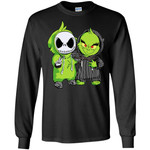 Baby Jack Skellington and Grinch best friend Christmas Gifts Shirt