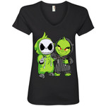 Baby Jack Skellington and Grinch best friend Christmas Gifts Shirt