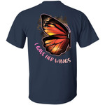 I Gave Her Wings Butterfly Best Friend Couple Print On Back Hoodie – Bestie Matching Sweatshirt – Long Sleeve
