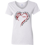 Daddy’S Girl I Used To Be His Angel Now He’S Mine Heart Butterfly Dad Gifts T-Shirt