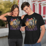 Hocus Purrcus Halloween Witch Cats Funny Parody Shirt