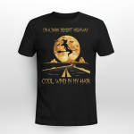 Halloween On The Dark Desert Highway Cool Wind In My Hair Witch Moon Funny Shirts