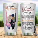 You Are My Person To My Bestie Tumbler - Custom Besties Tumbler Cup - Personalized Bestie Gift For Best Friends
