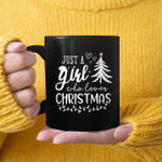 Just A Girl Who Loves Christmas Tree Mug