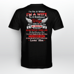 I'm Not A Widow I'm A Wife To A Husband With Wings All I Want Is For Him In Heaven Shirt