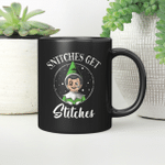 Snitches Get Stitches Funny Christmas Mug
