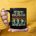 25 Years Of Being Awesome Vintage 1997 Limited Edition Mug