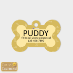 Custom Pet ID Tag with background - T1