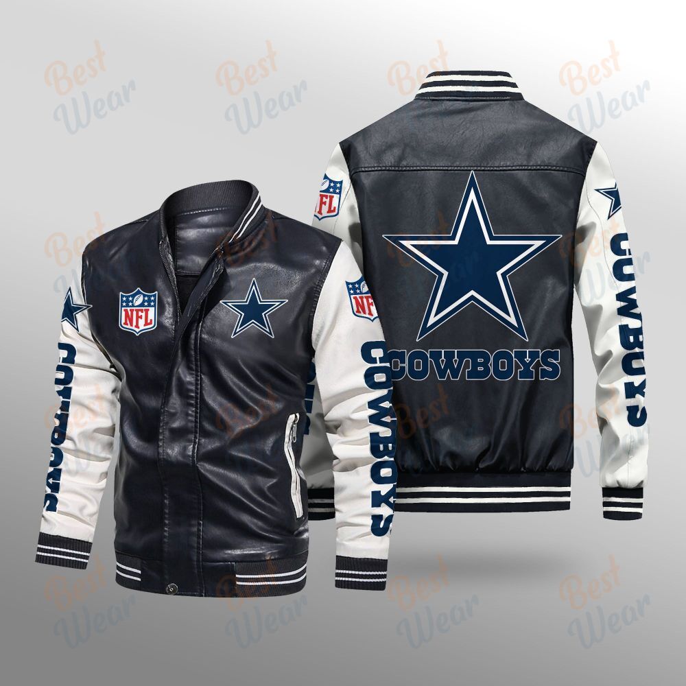 Dallas Cowboys Leather Bomber Jacket 2DA0925 - MPT Sport