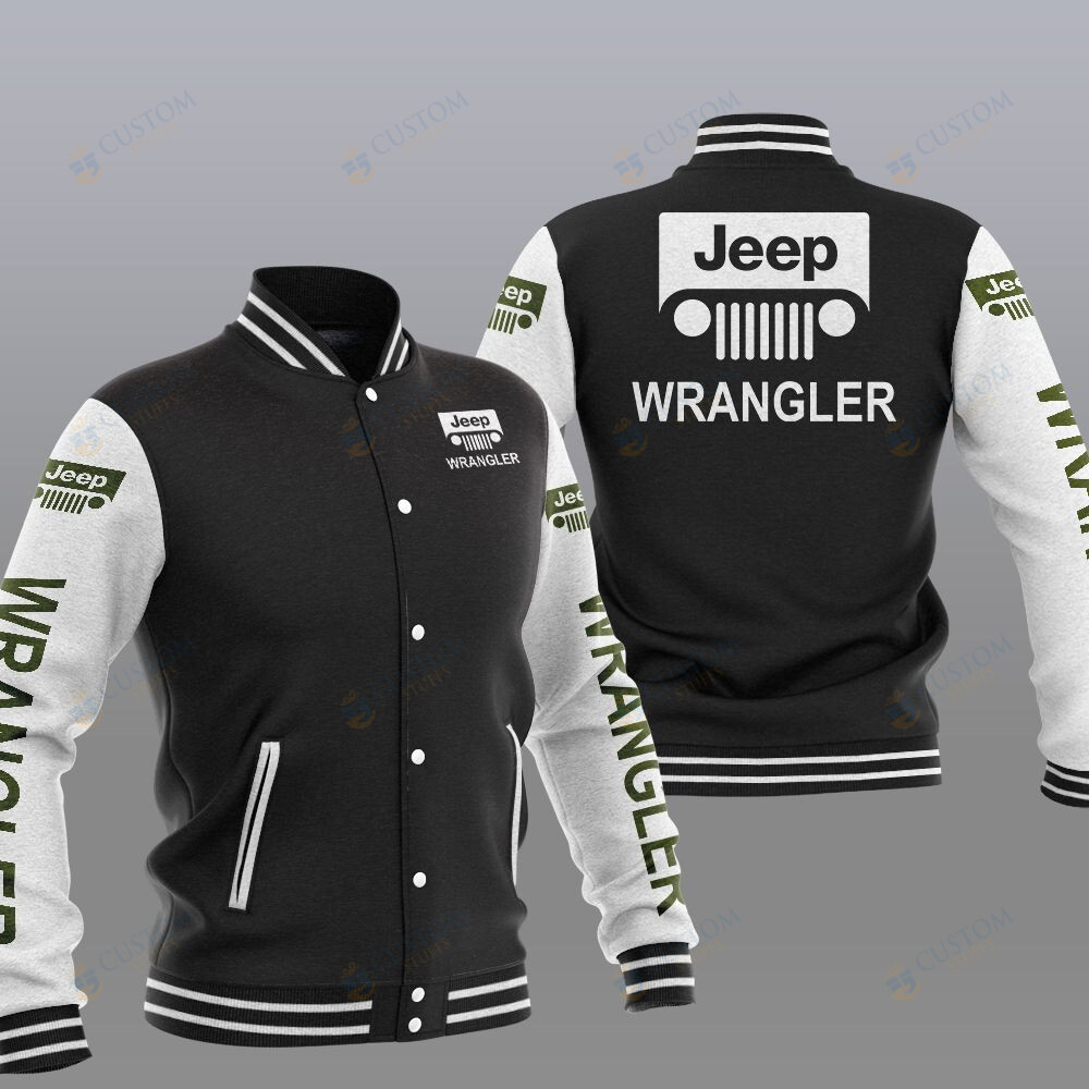 Jeep Wrangler Car Brand Baseball Jacket1