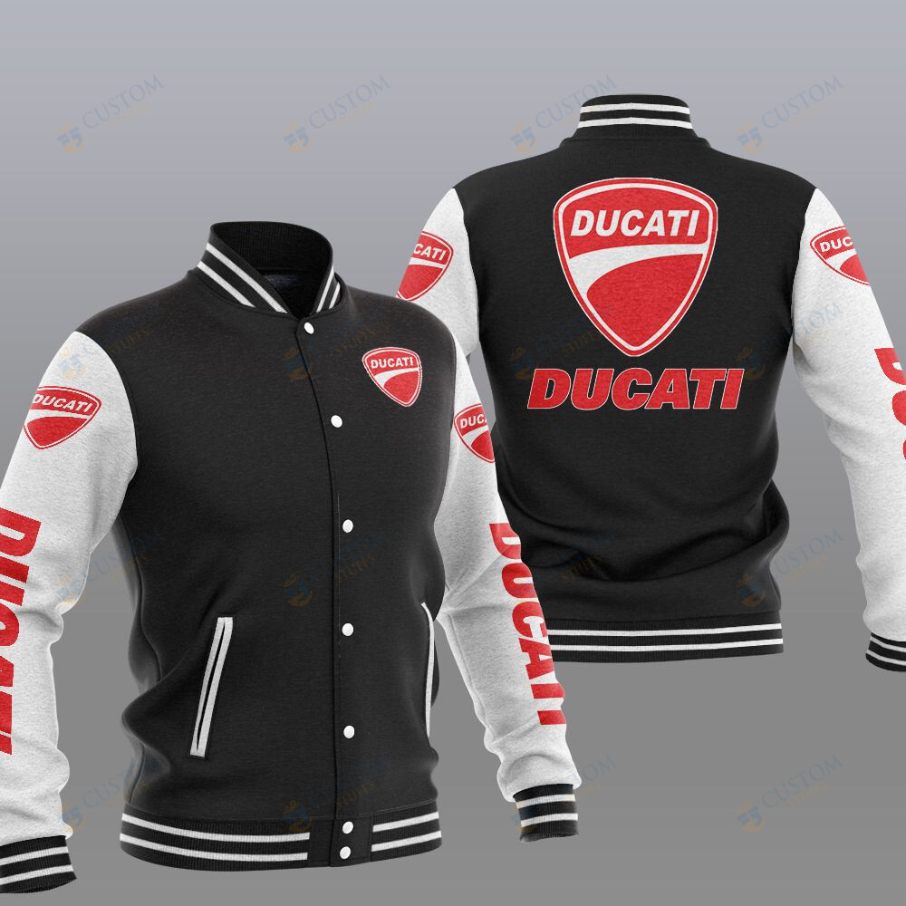 Ducati Car Brand Baseball Jacket1