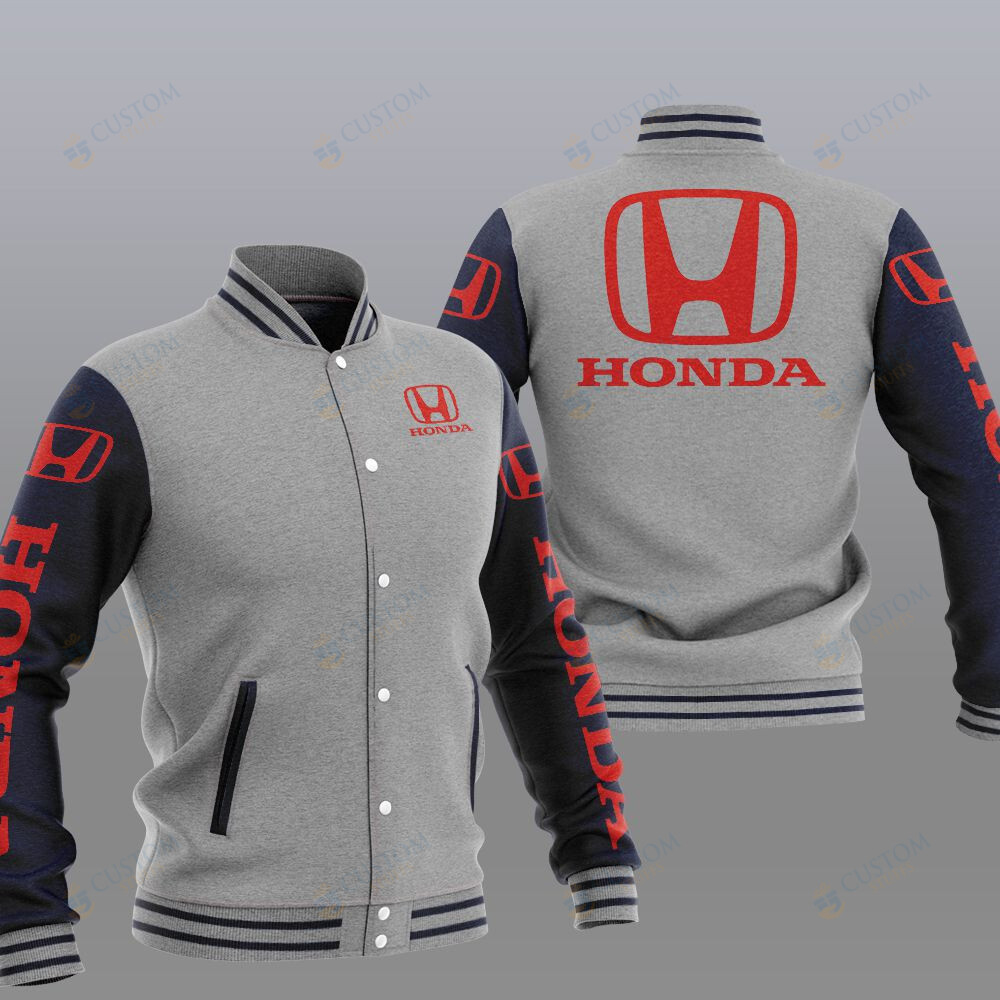 Honda Car Brand Baseball Jacket2