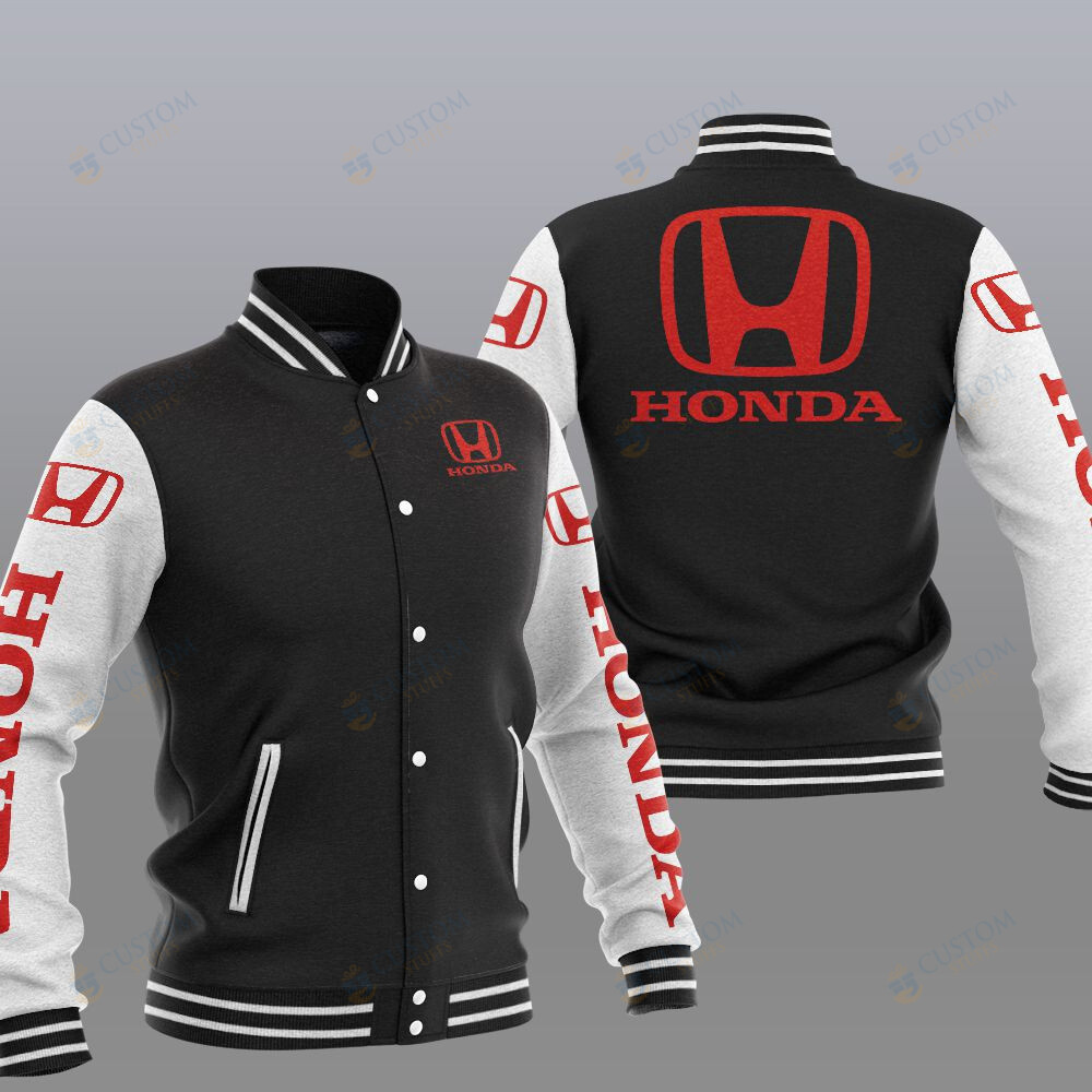 Honda Car Brand Baseball Jacket1