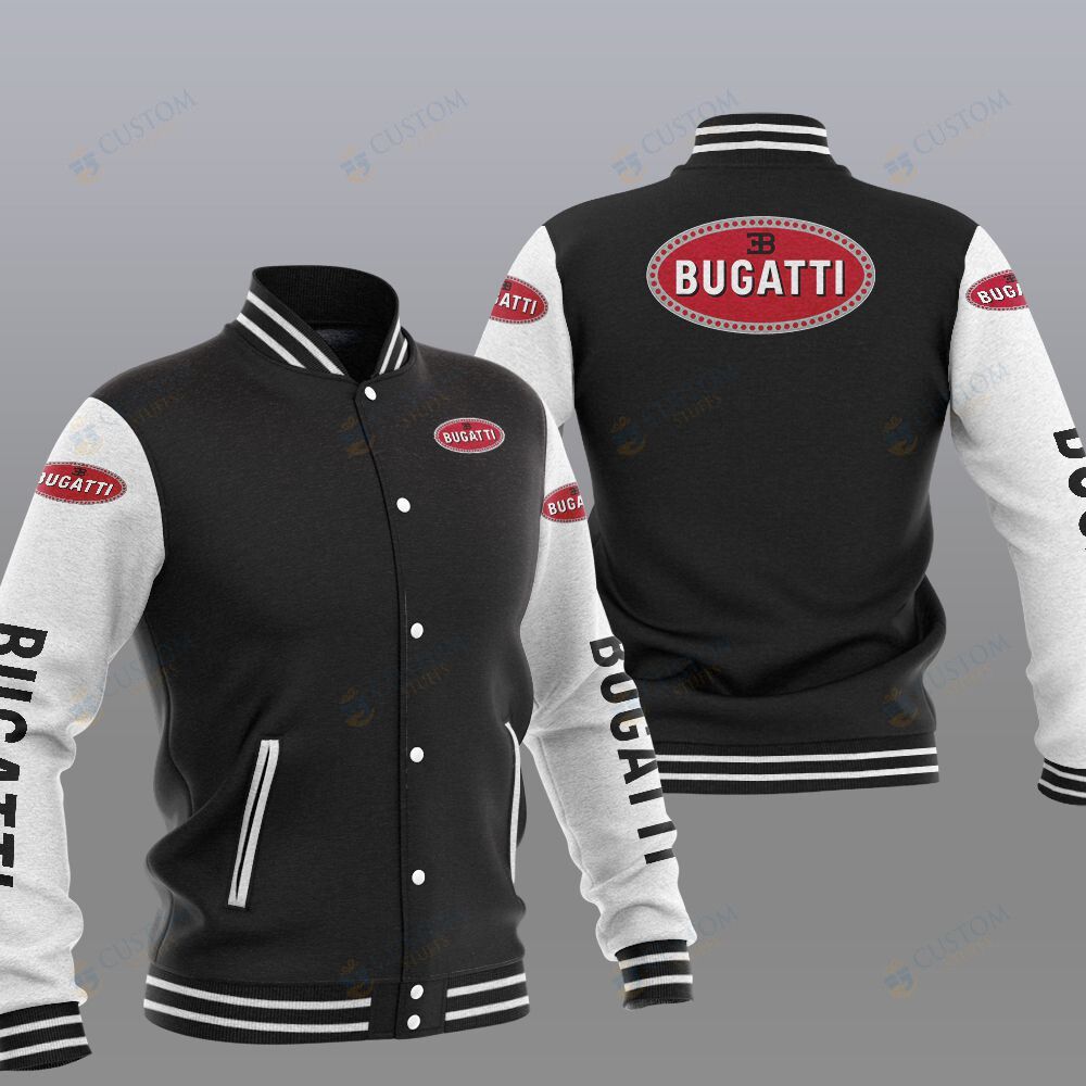 Bugatti Car Brand Baseball Jacket1