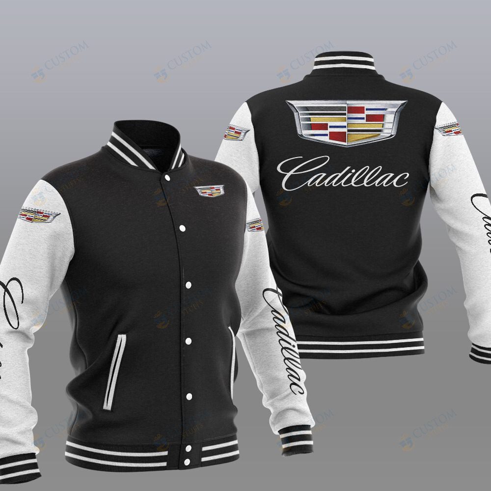 Cadillac Car Brand Baseball Jacket1