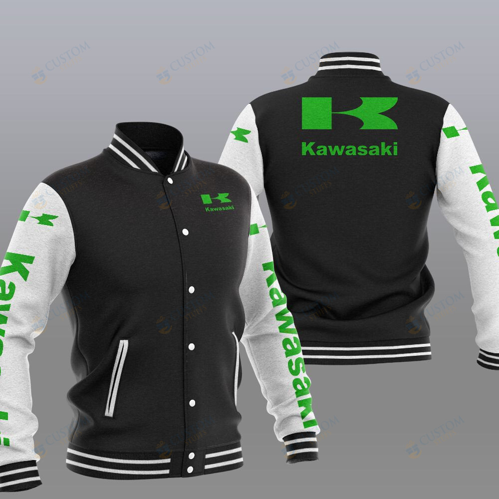 Kawasaki Car Brand Baseball Jacket1