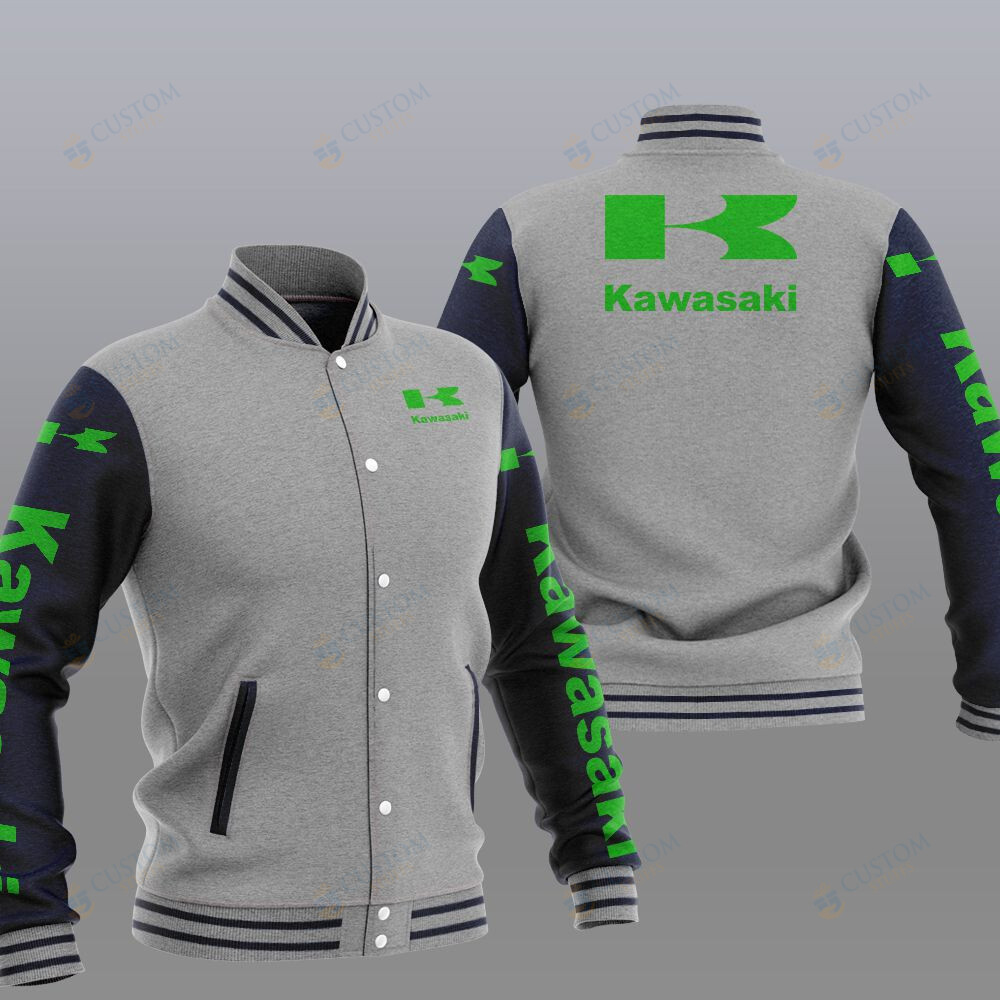 Kawasaki Car Brand Baseball Jacket2