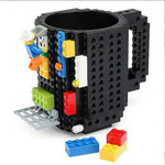 350ml Creative Milk Mug Coffee Cup Creative Build-on Brick Mug Cups Drinking Water Holder for LEGO Building Blocks Design