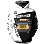 Bus Driver School Bus US American 3D Hoodie